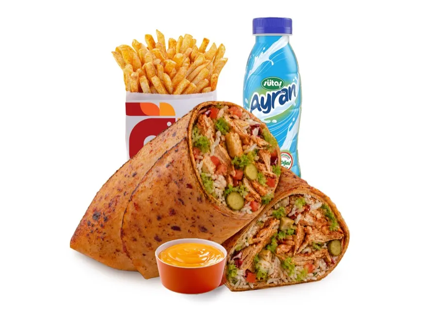 Mexicano Tavuk Burrito Menü